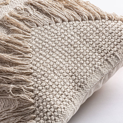 Yaira Cushion in White/Natural Colour