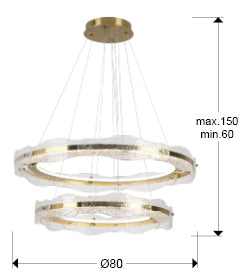 Lira Lampara 2 Aros Oro Dim