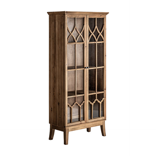 Idrija Glass Cabinet in Natural Colour