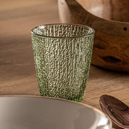 Moss Glass (Set Of 3) in Green Colour