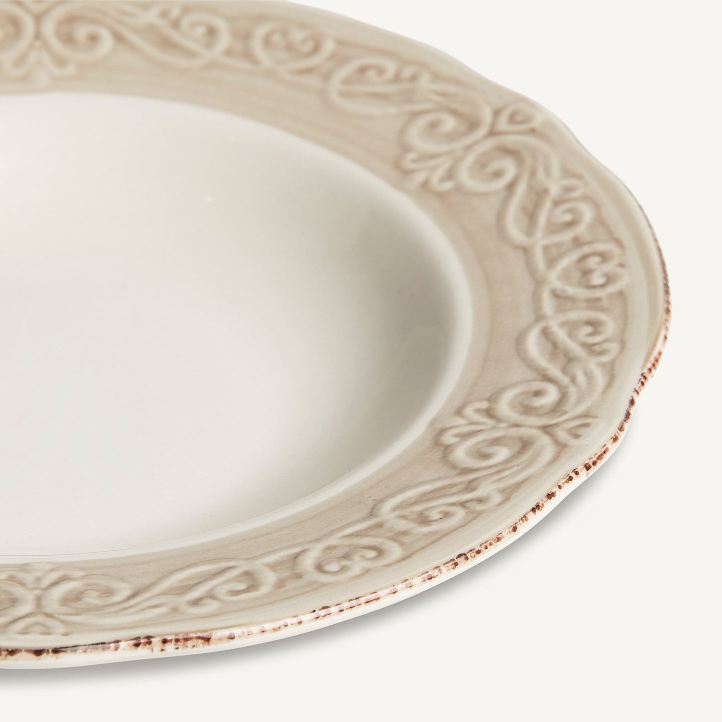 Alka Plate in White Colour