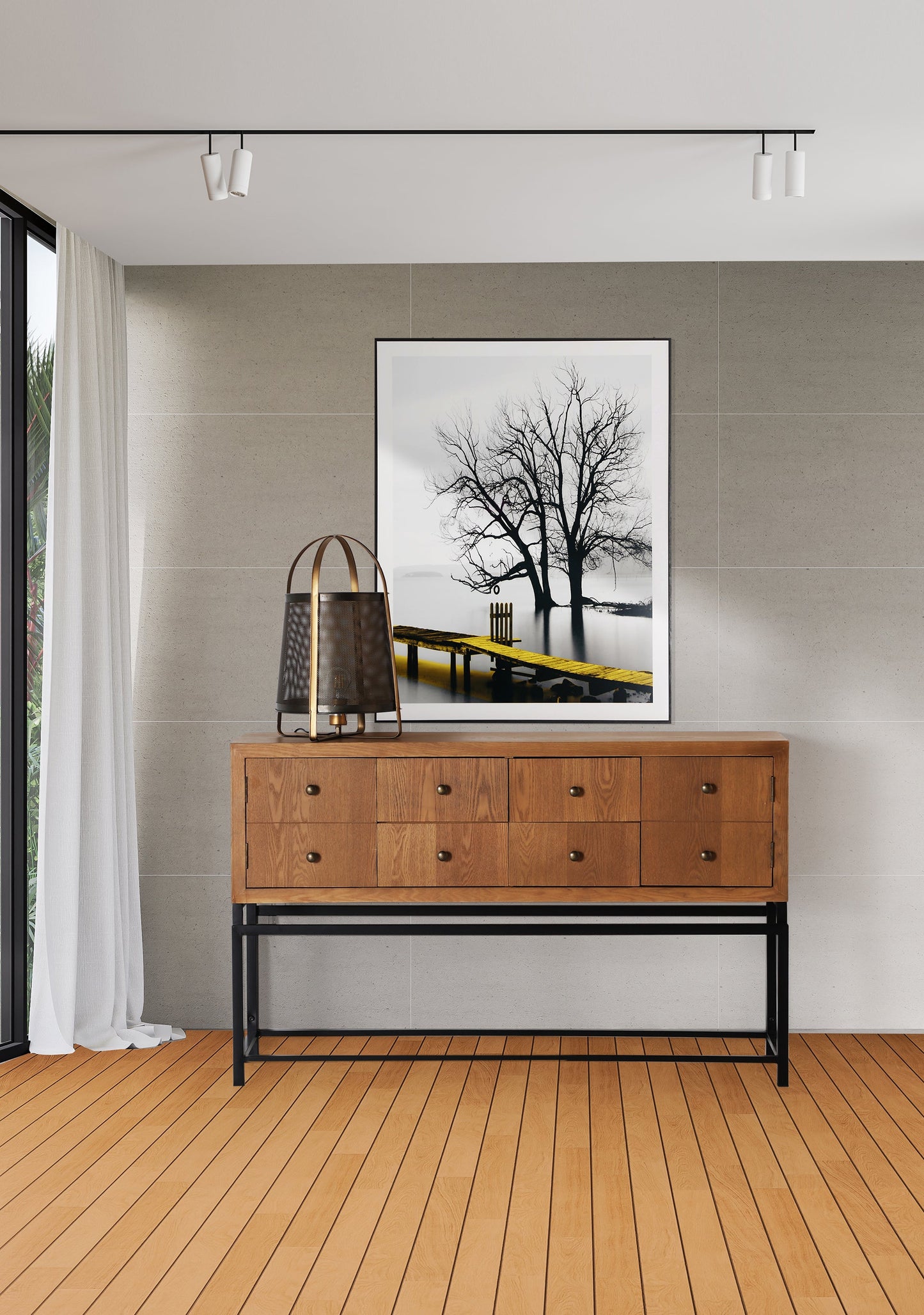 Bromley Console Table in Natural Colour