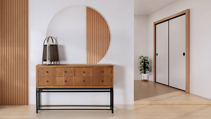 Bromley Console Table in Natural Colour