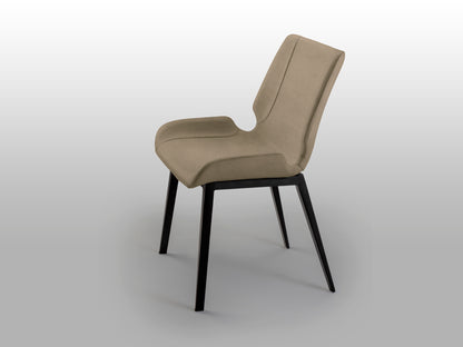 Silla Kiara Negro/Beige