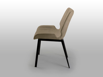 Silla Kiara Negro/Beige