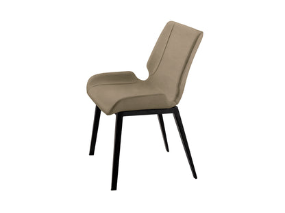 Devany Armchair, Black/Stone