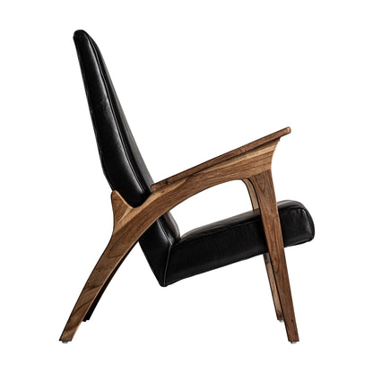 Crans Armchair in Black/Natural Colour