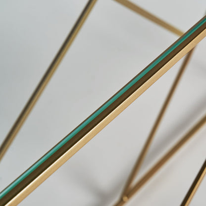 Bleg Console Table in Gold Colour