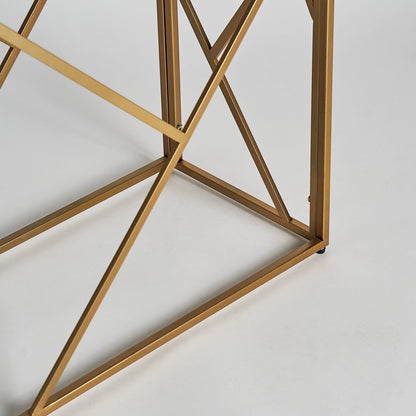 Bleg Console Table in Gold Colour