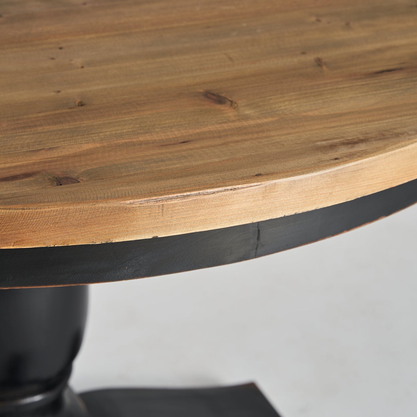 Zenica Dining Table in Black/Natural Colour