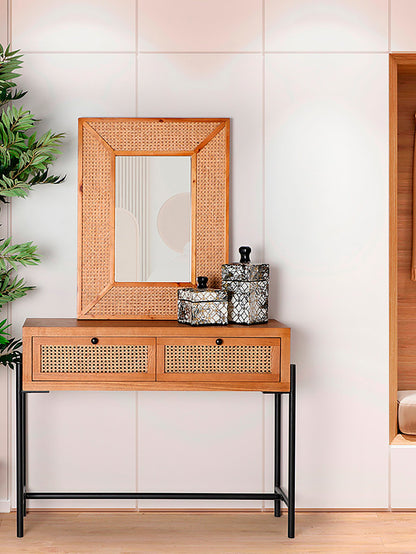 Zetel Console Table in Natural Colour