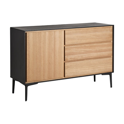 Brussa Sideboard in Black/Natural Colour