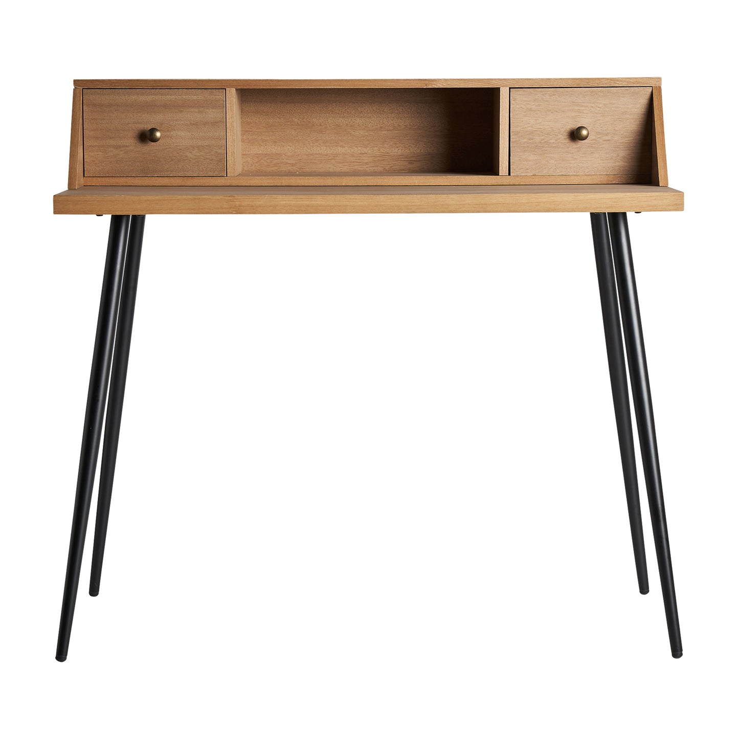 Luras Desk in Black/Natural Colour