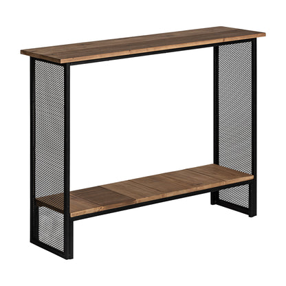 Gien Console Table in Black/Natural Colour