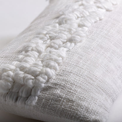 Xenia Cushion in White Colour