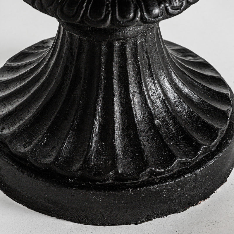 Rodas Amphora Vase in Black Colour