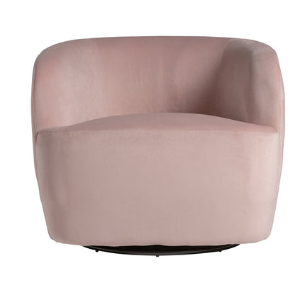 Bougue Rotative Armchair in Pale Pink Colour