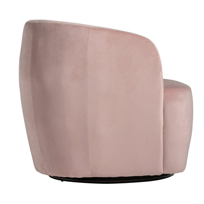 Bougue Rotative Armchair in Pale Pink Colour