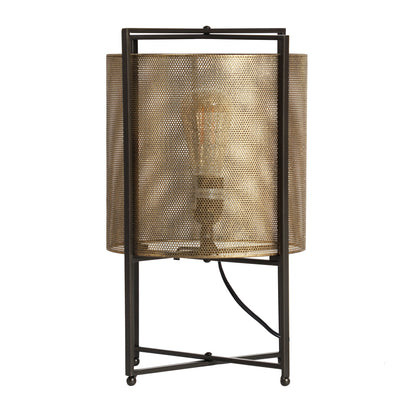 Haimie Table Lamp in Black/Gold Colour