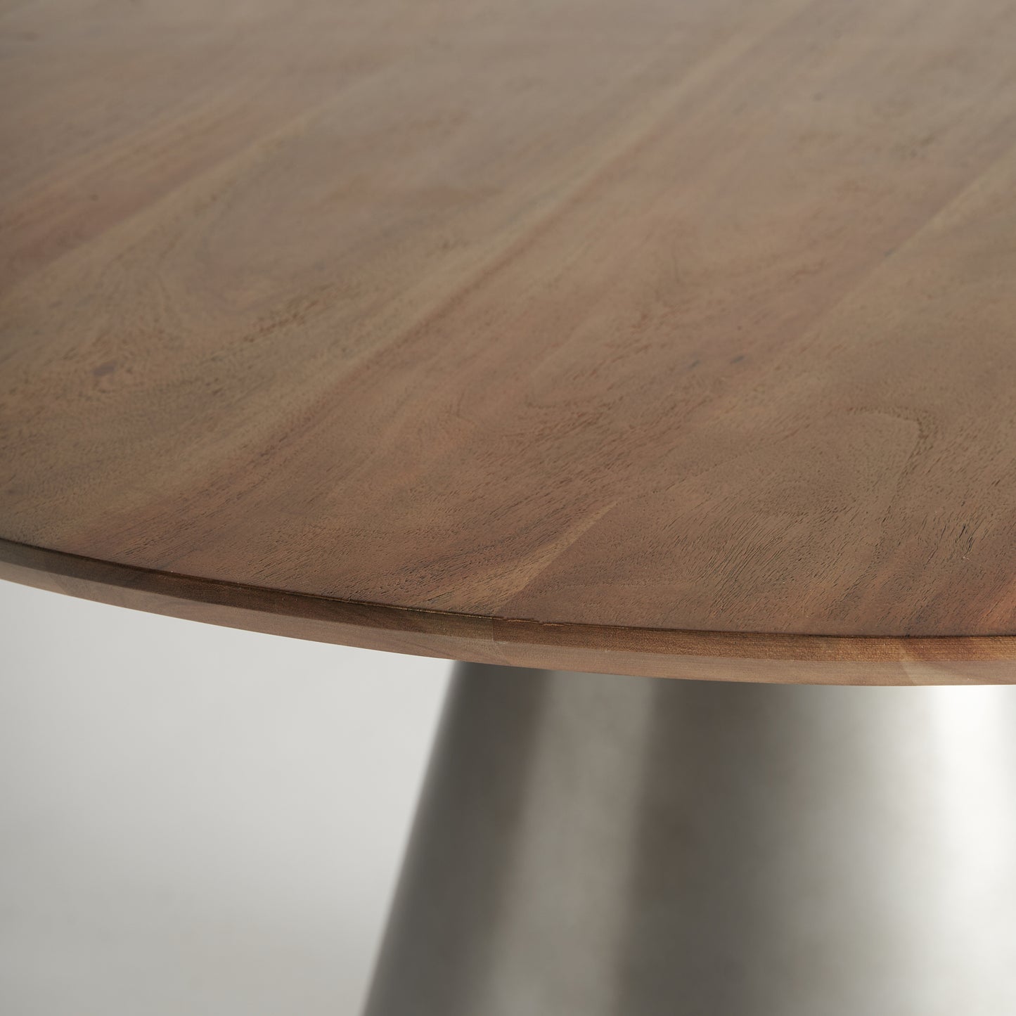 Bethon Dining Table in Silver/Natural Colour