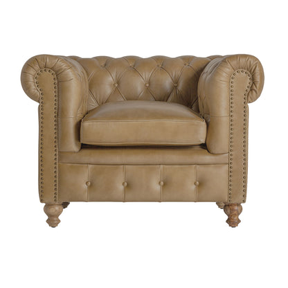 Elkins Armchair in Brown Colour