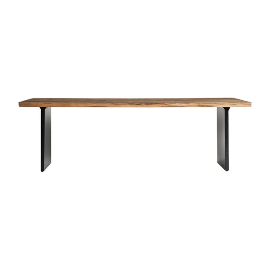 Uzor Dining Table in Black/Natural Colour