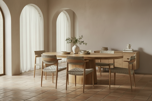 Mersch Dining Table in Natural Colour