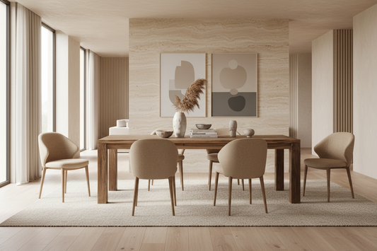 Lux Dining Table in Natural Colour