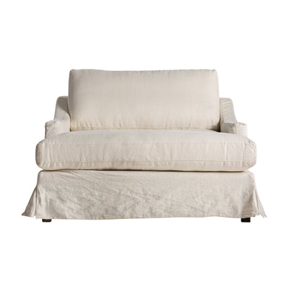 Kemence Chaise Longue in Off White Colour