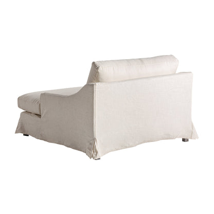 Kemence Chaise Longue in Off White Colour