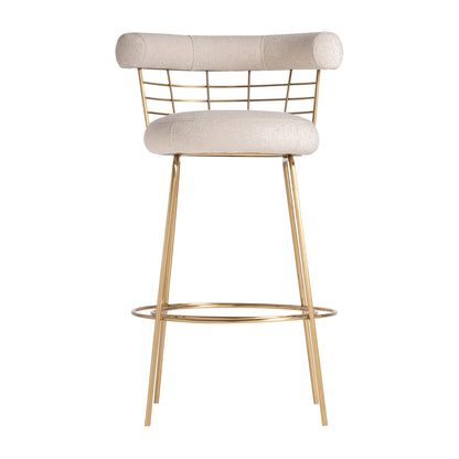 Tresivio Stool in Off White Colour