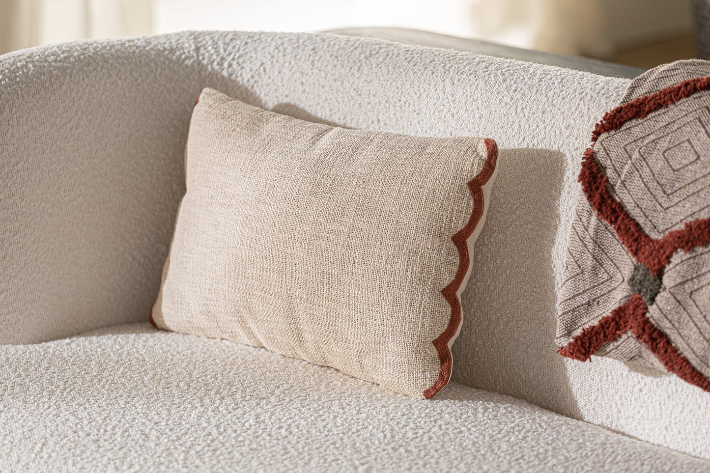 Amira Cushion in Cream Colour