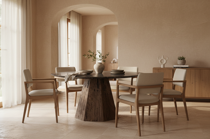 Mesa Comedor Walding en Color Natural