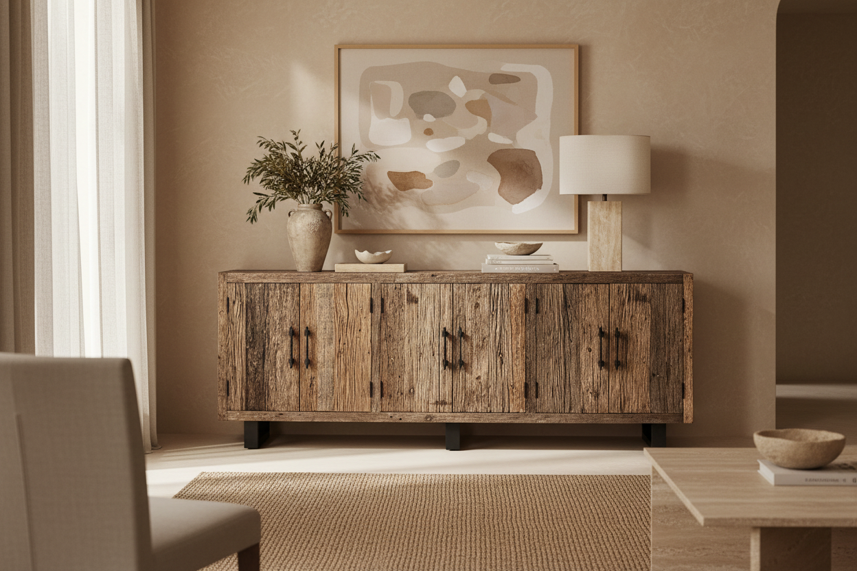 Buffet Carrik en Color Natural