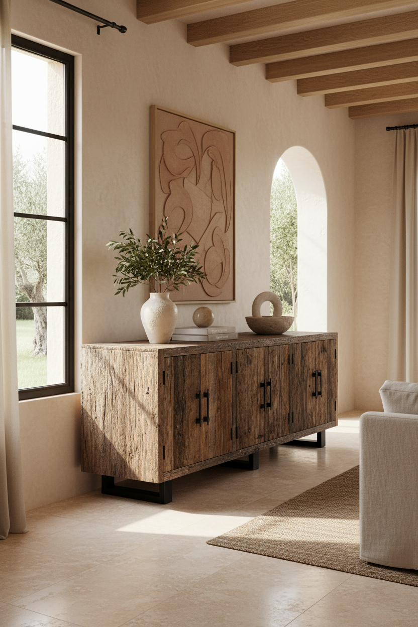 Buffet Carrik en Color Natural
