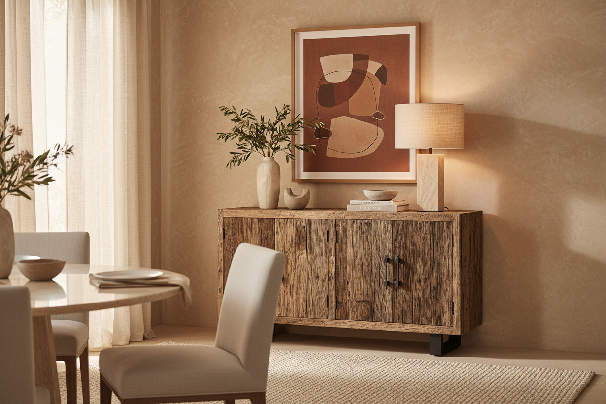 Buffet Carrik en Color Natural