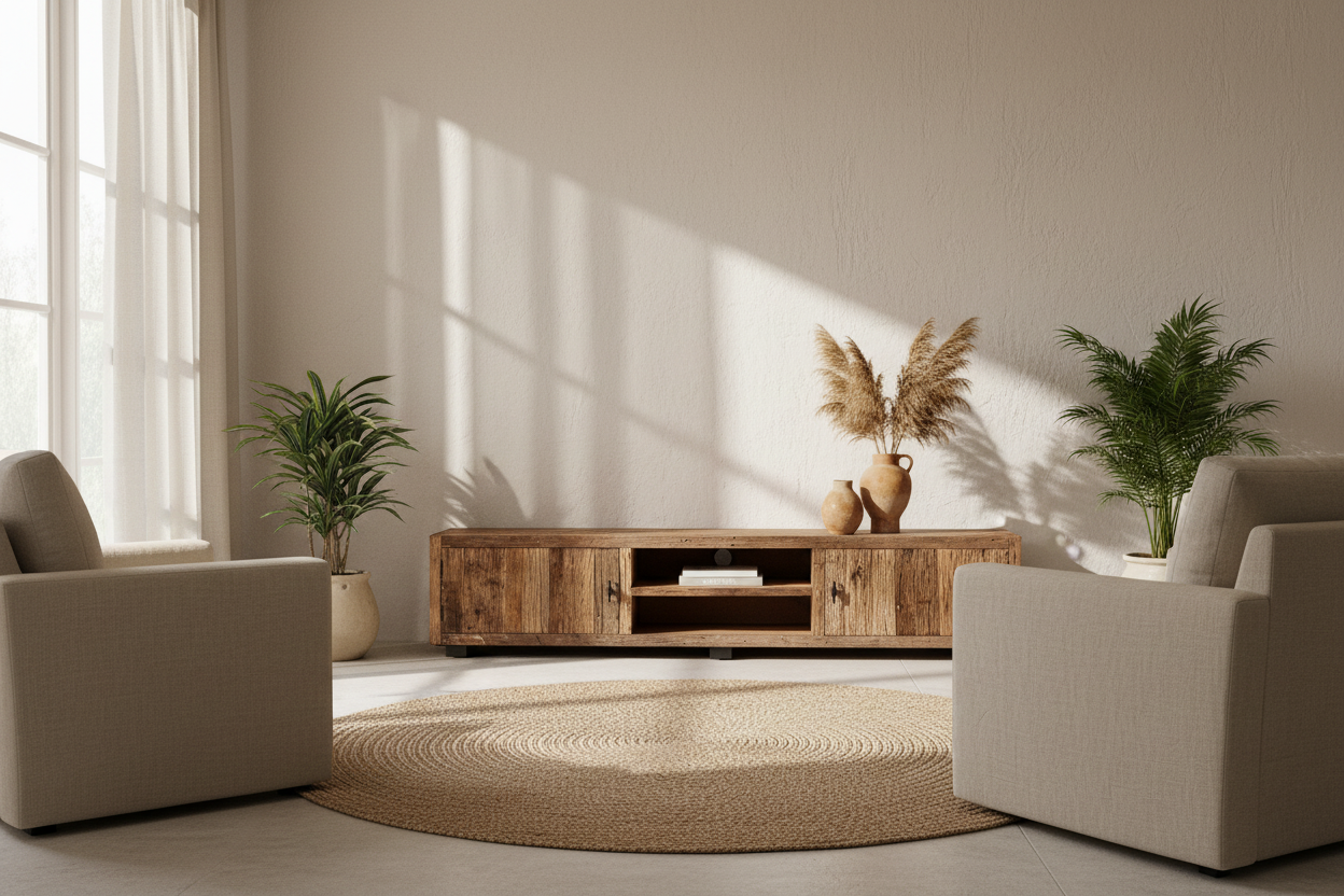 Mueble T.V. Carrik en Color Natural