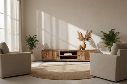 Mueble T.V. Carrik en Color Natural