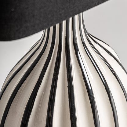 Table Lamp in Black/White Colour