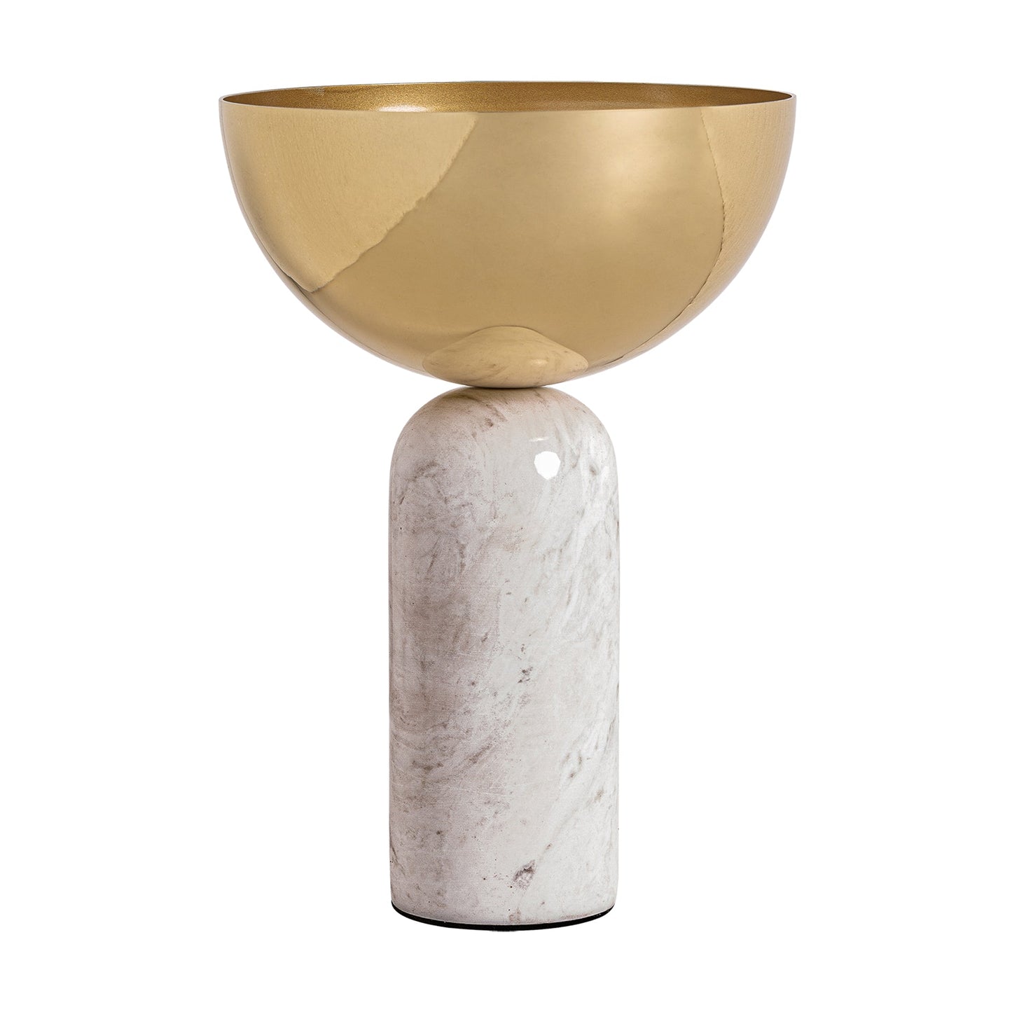 Bennet Vase in White/Gold Colour