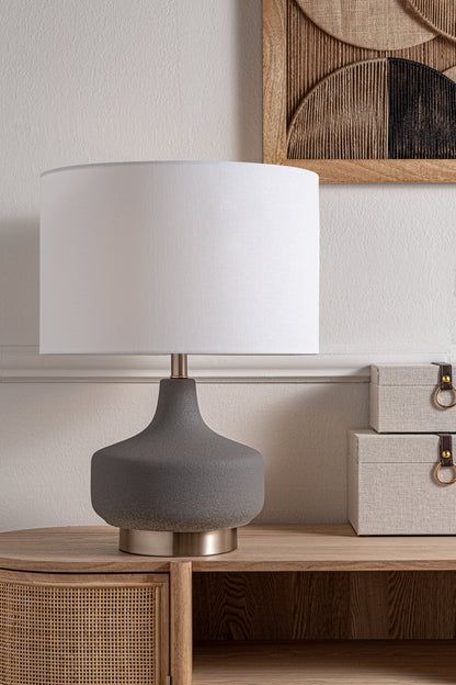 Indira Table Lamp in Grey Colour