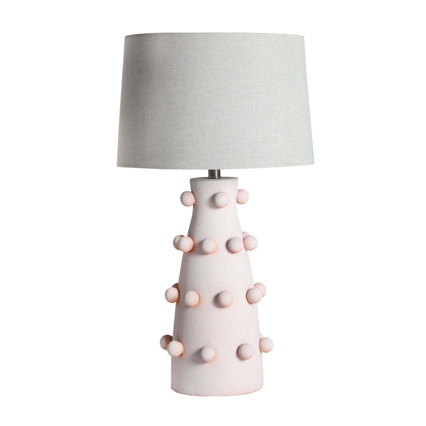 Judith Table Lamp in Pale Pink Colour