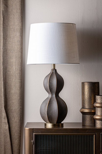 Mara Table Lamp in Black/Gold Colour