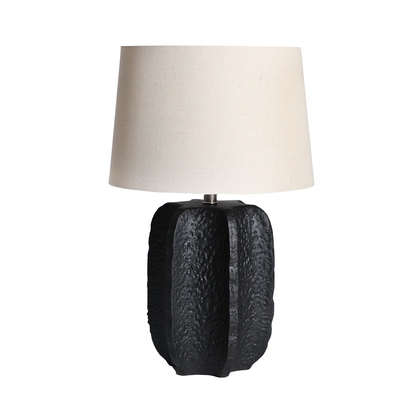 Pamela Table Lamp in Black/Natural Colour