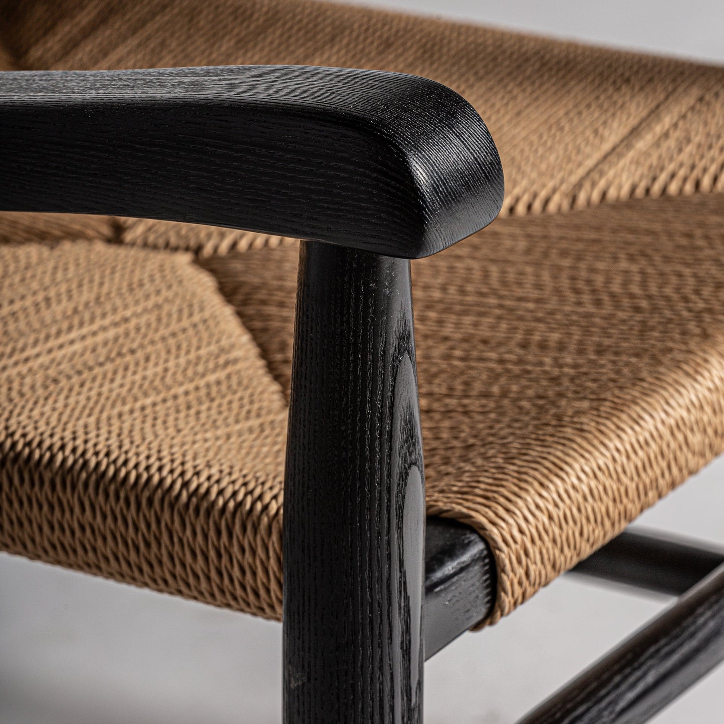 Dalvik Armchair in Black/Natural Colour