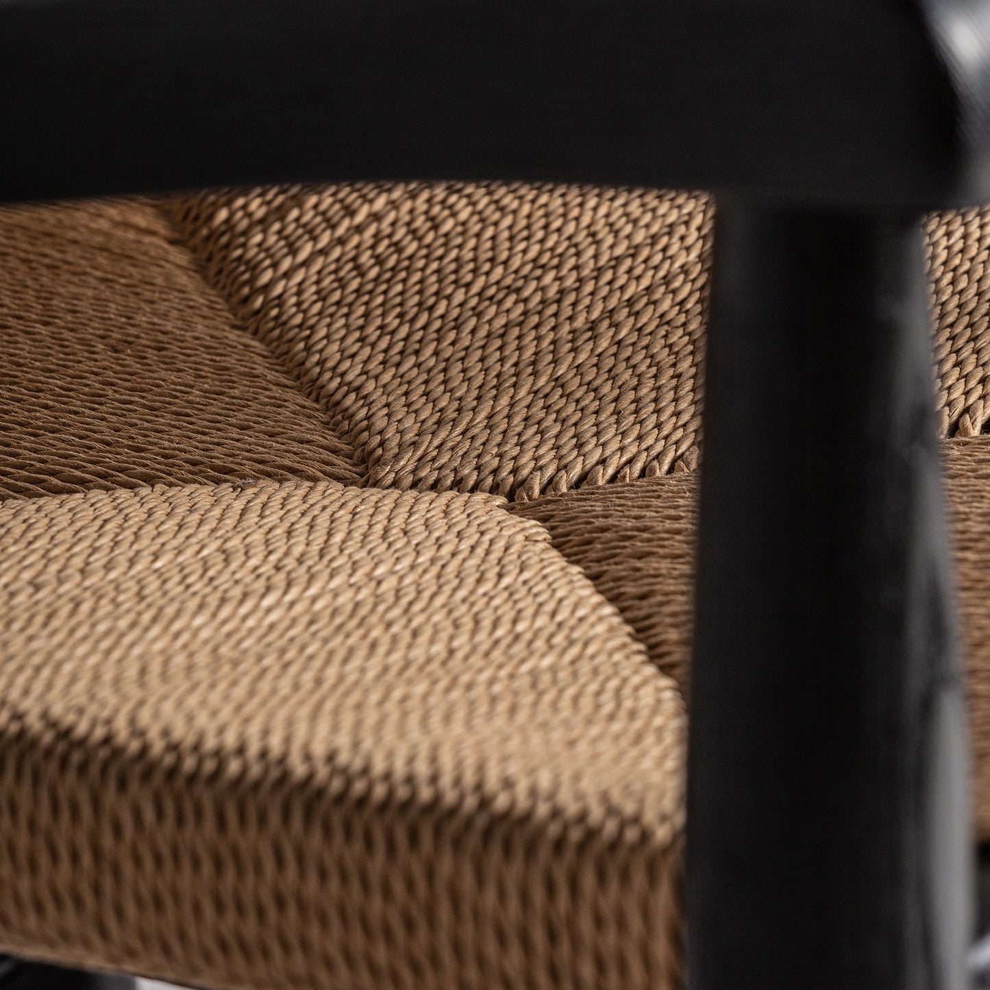 Dalvik Armchair in Black/Natural Colour