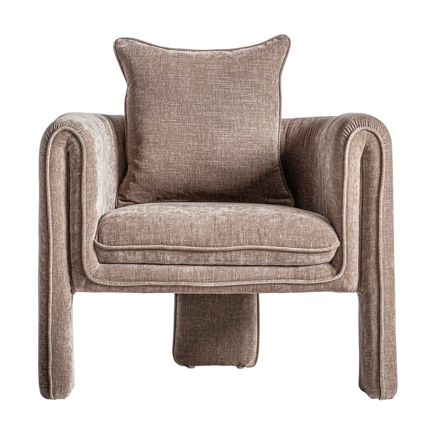 Karka Armchair in Taupe Colour