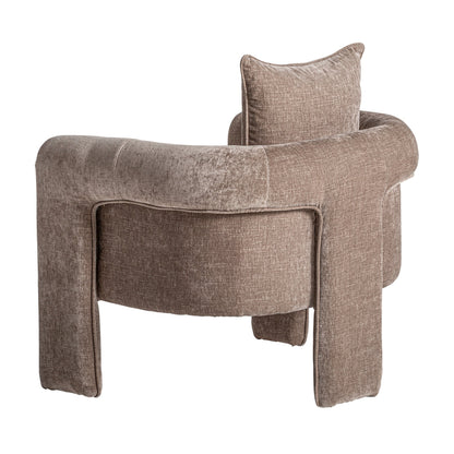 Karka Armchair in Taupe Colour