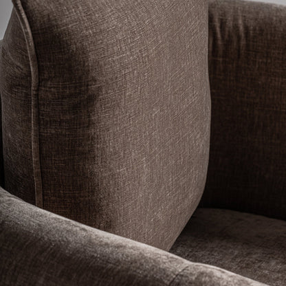 Karka Armchair in Taupe Colour