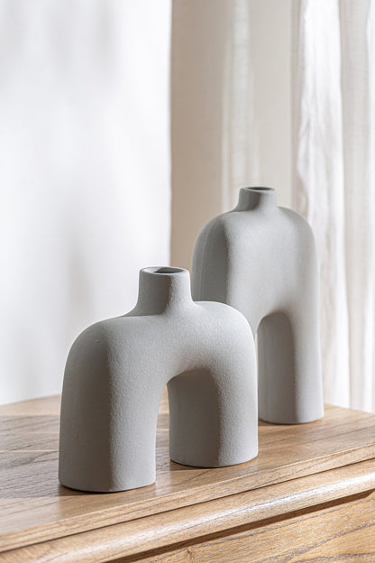 Zick Vase in Grey Colour